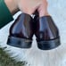 Mezlan eel skin derby shoes 8