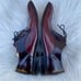 Mezlan eel skin derby shoes 8