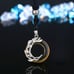 Three lives three lovers necklace sterling silver clavicle chain
