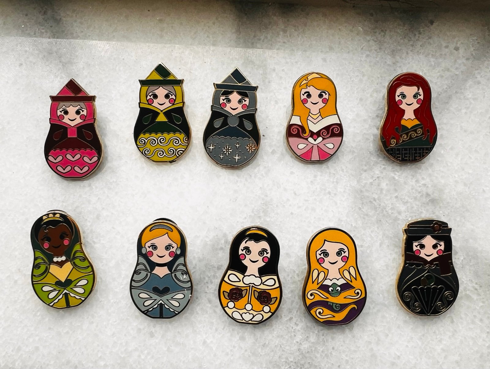 Disney Princess Nesting Doll Pins