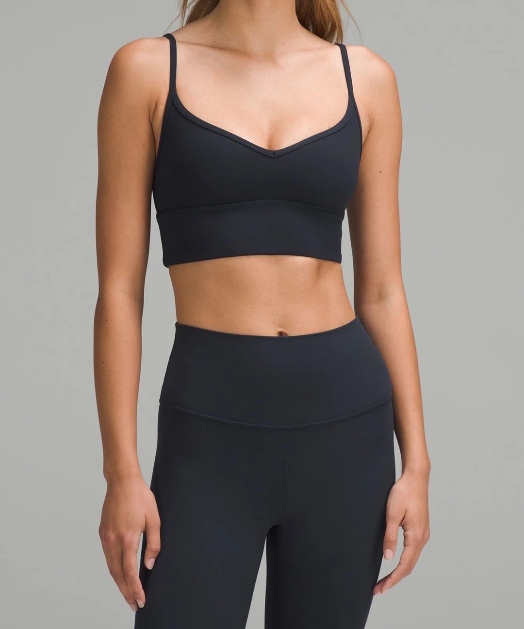 NWT Lululemon Align Sweetheart Bra Light Support A/B Cup Size 8 True Navy TRNV S