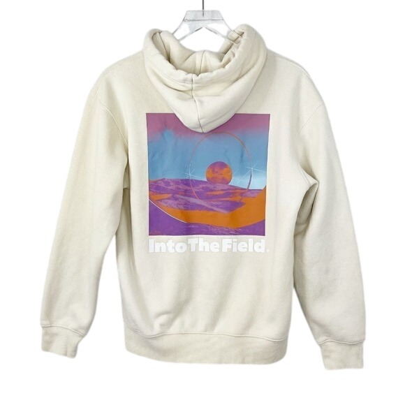 H&M Into the Field Cream Relaxed Hoodie Men's Size XS