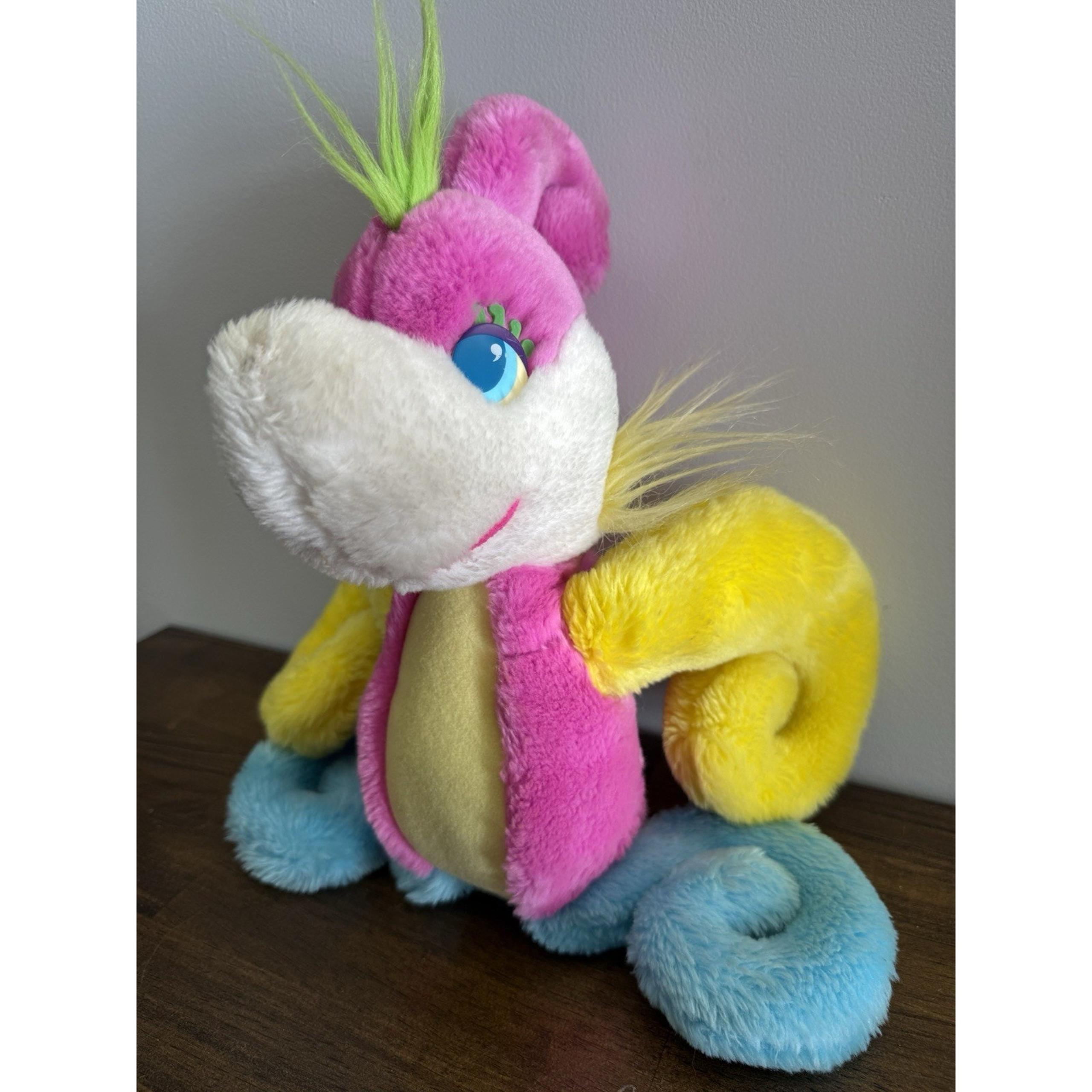 Vintage 1987 HOOKS Ditto Bird Parrot Mattel Plush Stuffed 18" Animal