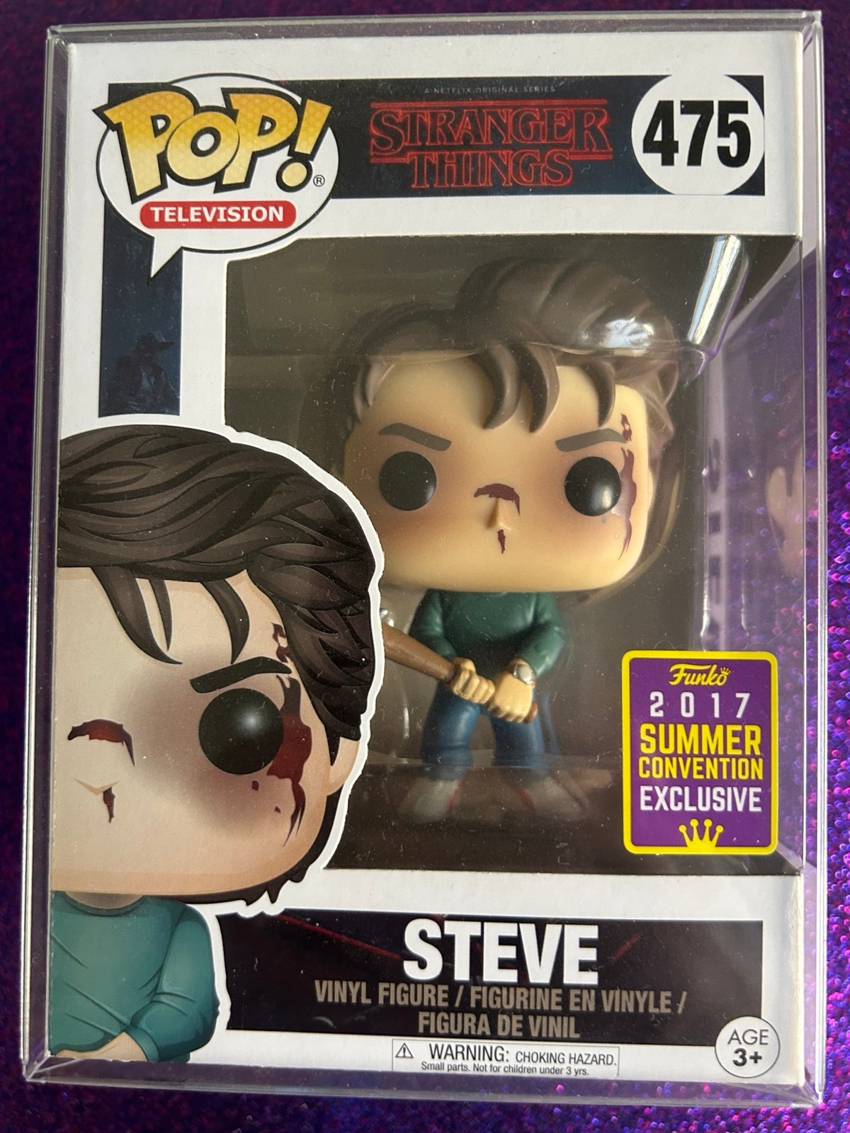 Stranger Things Steve Funko Pop 2017 Summer Exclusive