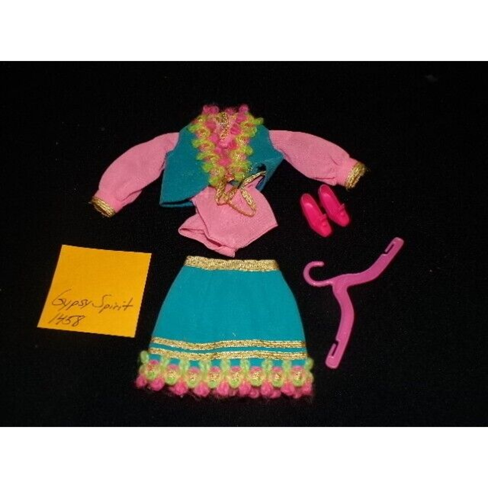 Vintage Mod Barbie #1458 Gypsy Spirit Complete Outfit Excellent [gg721]