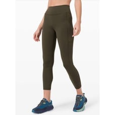 Lululemon Invigorate High-Rise Tight 25 Dark Olive size 2
