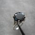 3.54ct REAL BLACK DIAMOND RING,ALL SIZES