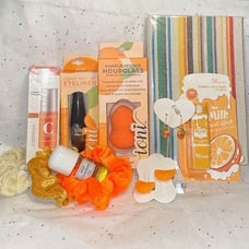 Skincare & Accessories Bundle - Orange Cream Theme | 12 pcs