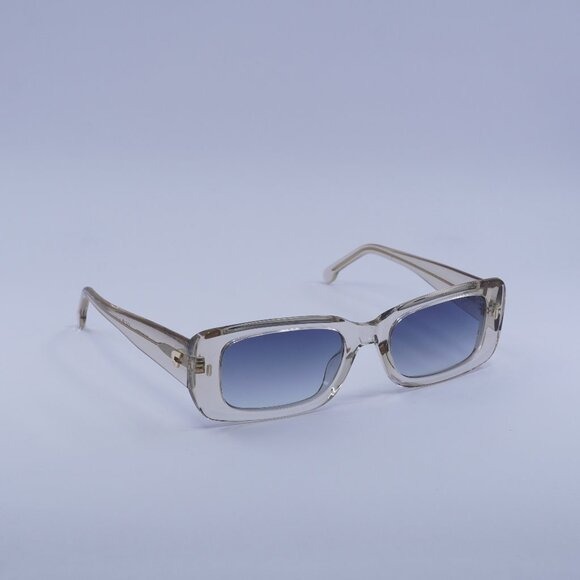 CARRERA 3014/S 010A 08 Sunglasses Transparent Beige Frame, Blue Lenses