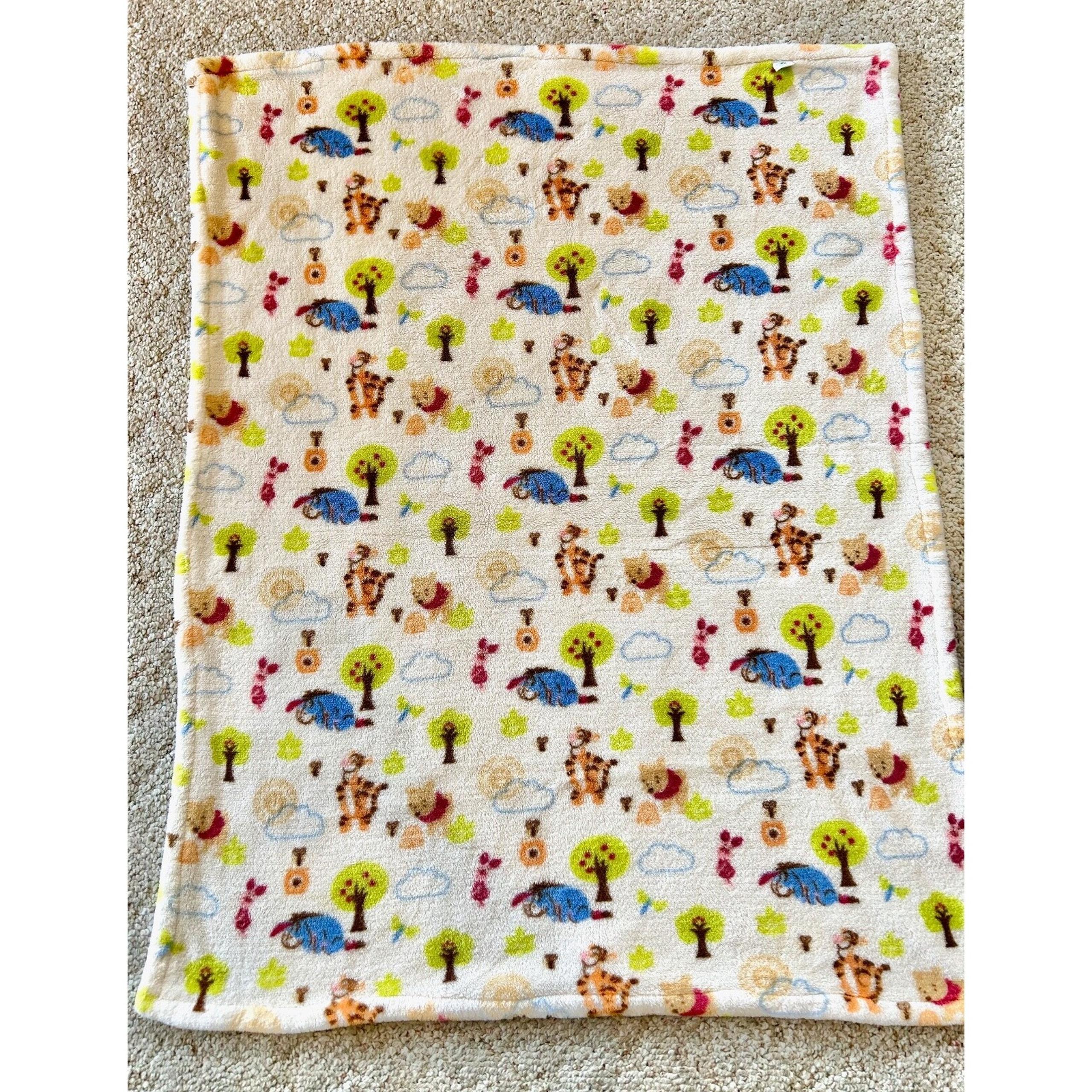 Disney Baby Winnie the Pooh & Friends Plush Baby Blanket Piglet Tigger