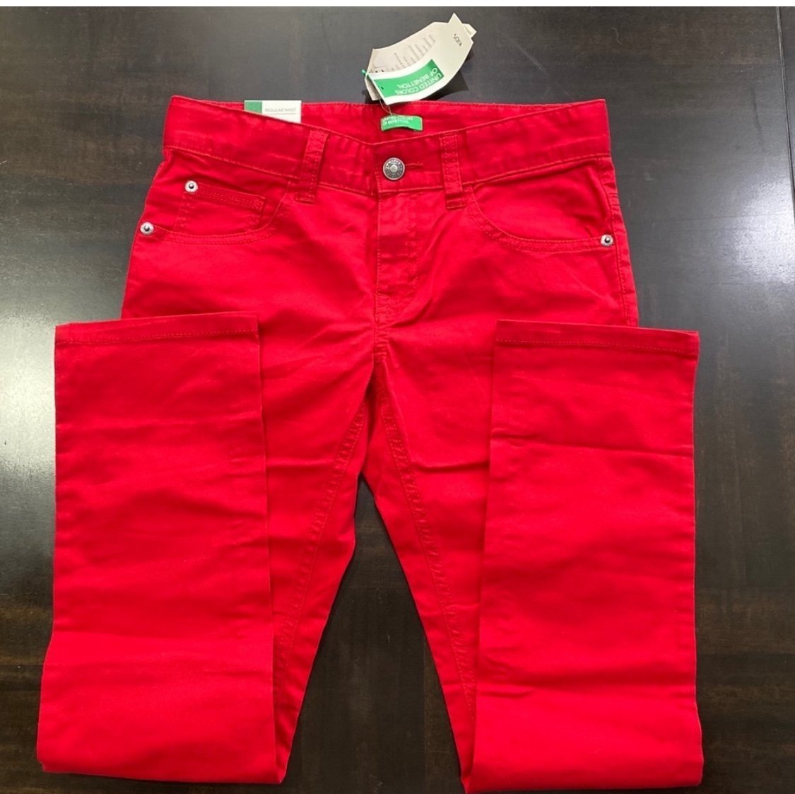 Size Large 8-9 Years United Colors of Benetton Stretch Skinny Fit Kid Boys Pants