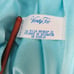 Vintage 70s Vanity Fair Knee Length Nylon Robe S Blue Lace Button Housedress USA