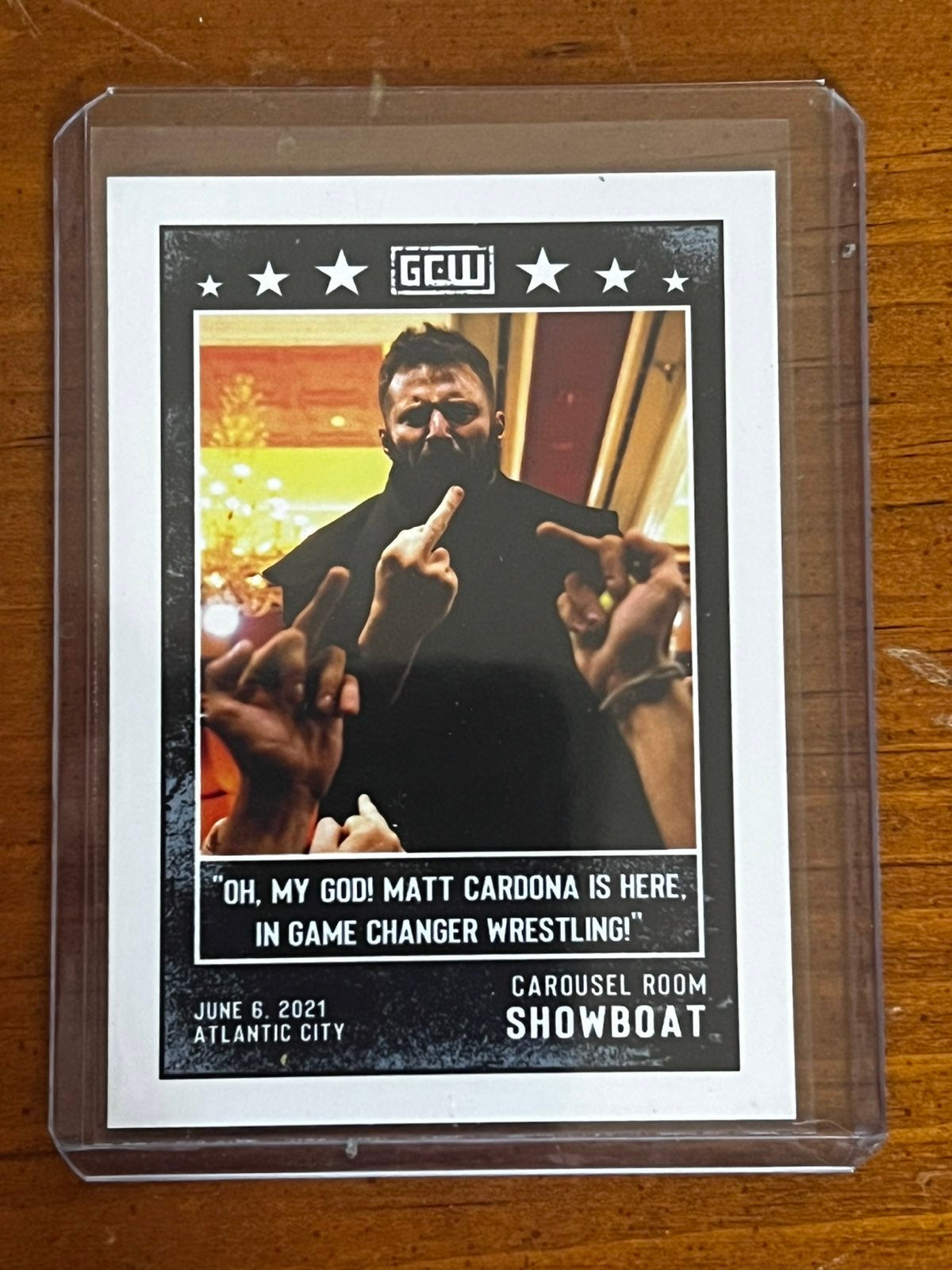 GCW MATT CARDONA JOEY JANELA SPRING BREAK 6 Chase card 31b