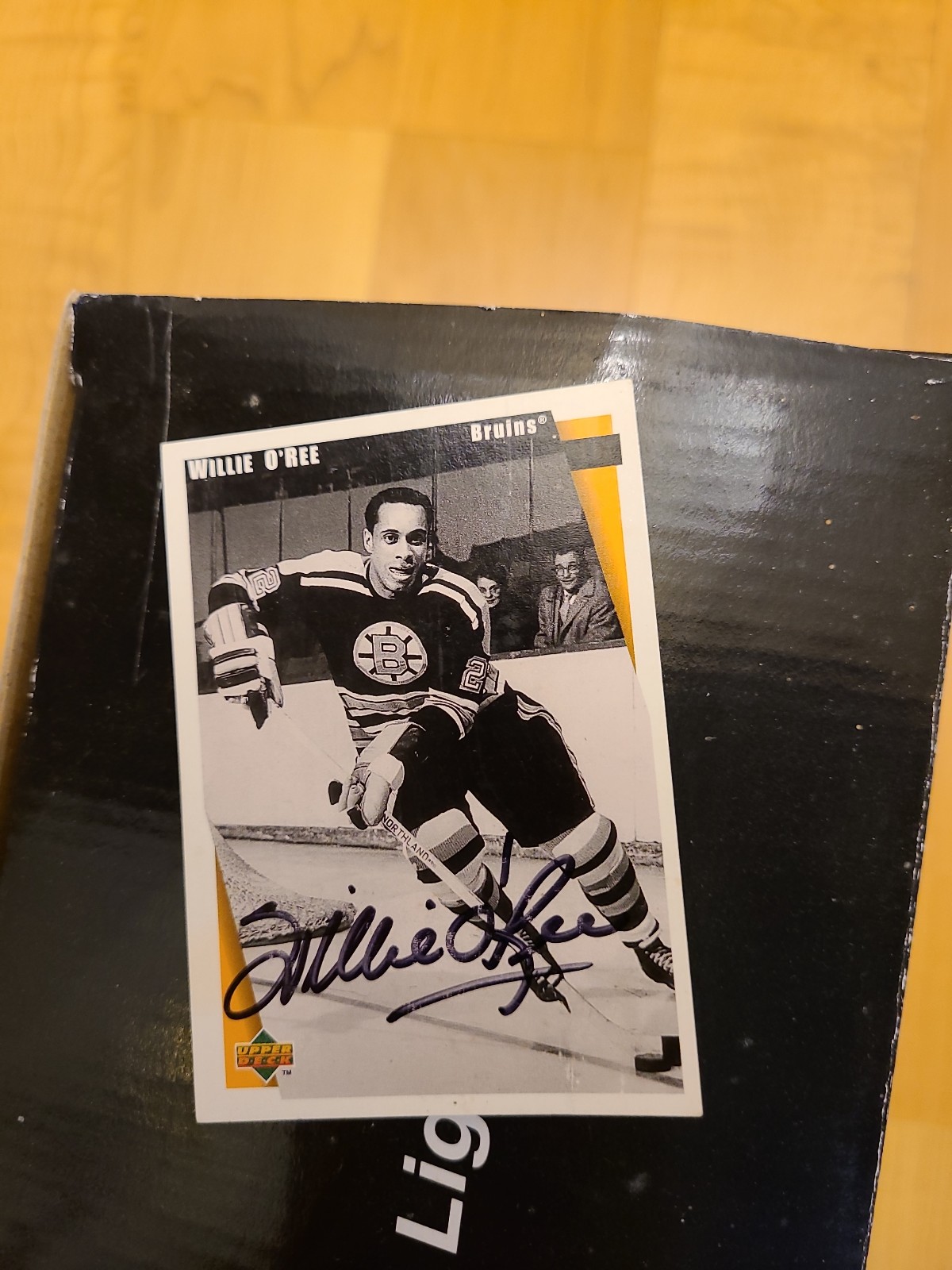 Willie O'ree upper deck signed