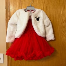 Christmas dress with jacket