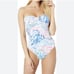 Lilly Pulitzer 138 Size 12 Flamenco One Piece Swimsuit Kaleidoscope Coral EUC