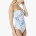 Lilly Pulitzer 138 Size 12 Flamenco One Piece Swimsuit Kaleidoscope Coral EUC