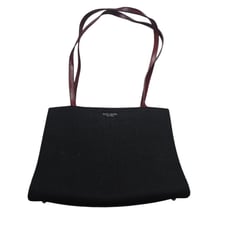 Vintage Kate Spade Sam Handbag Black Classic Nylon Tote Shoulder Bag Y2k 90s
