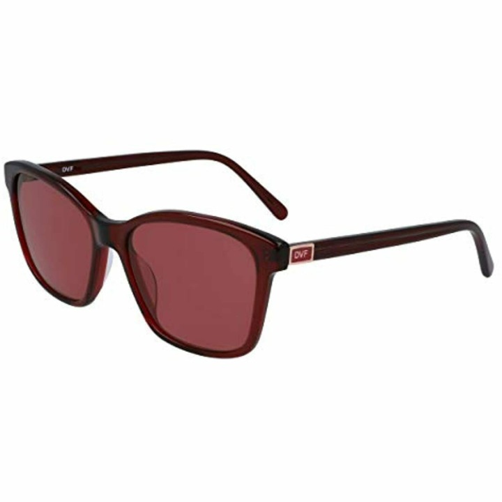 NEW Diane Von Furstenberg DVF 686S 600 Crystal Ruby Red Sunglasses with DVF Case