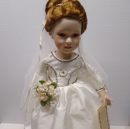 Russ Victorian Grace Porcelain Doll The Bride Grace New in Box