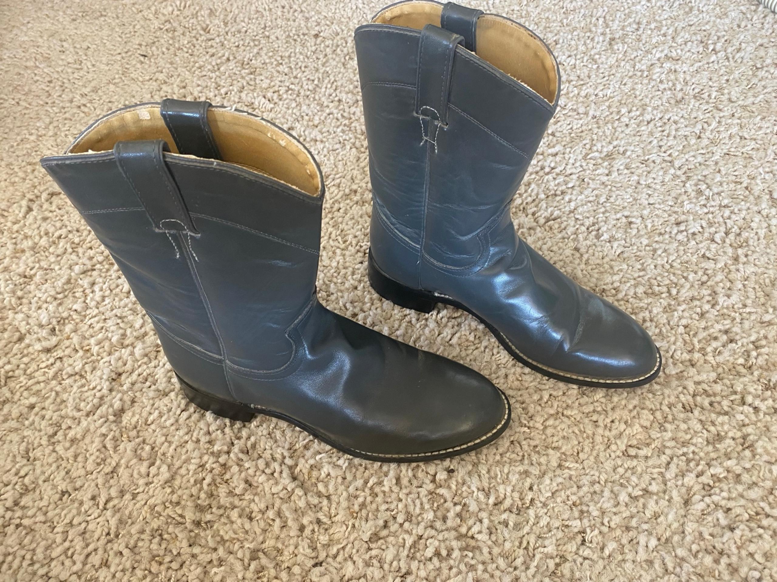 Vintage Justin Junior Gray Boots