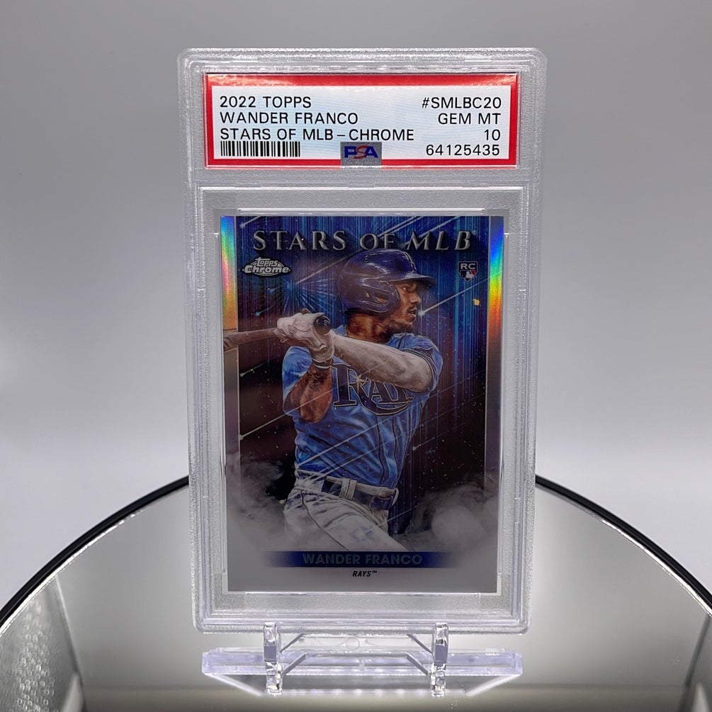 2022 Wander Franco RC Topps Chrome PSA 10 Stars of MLB