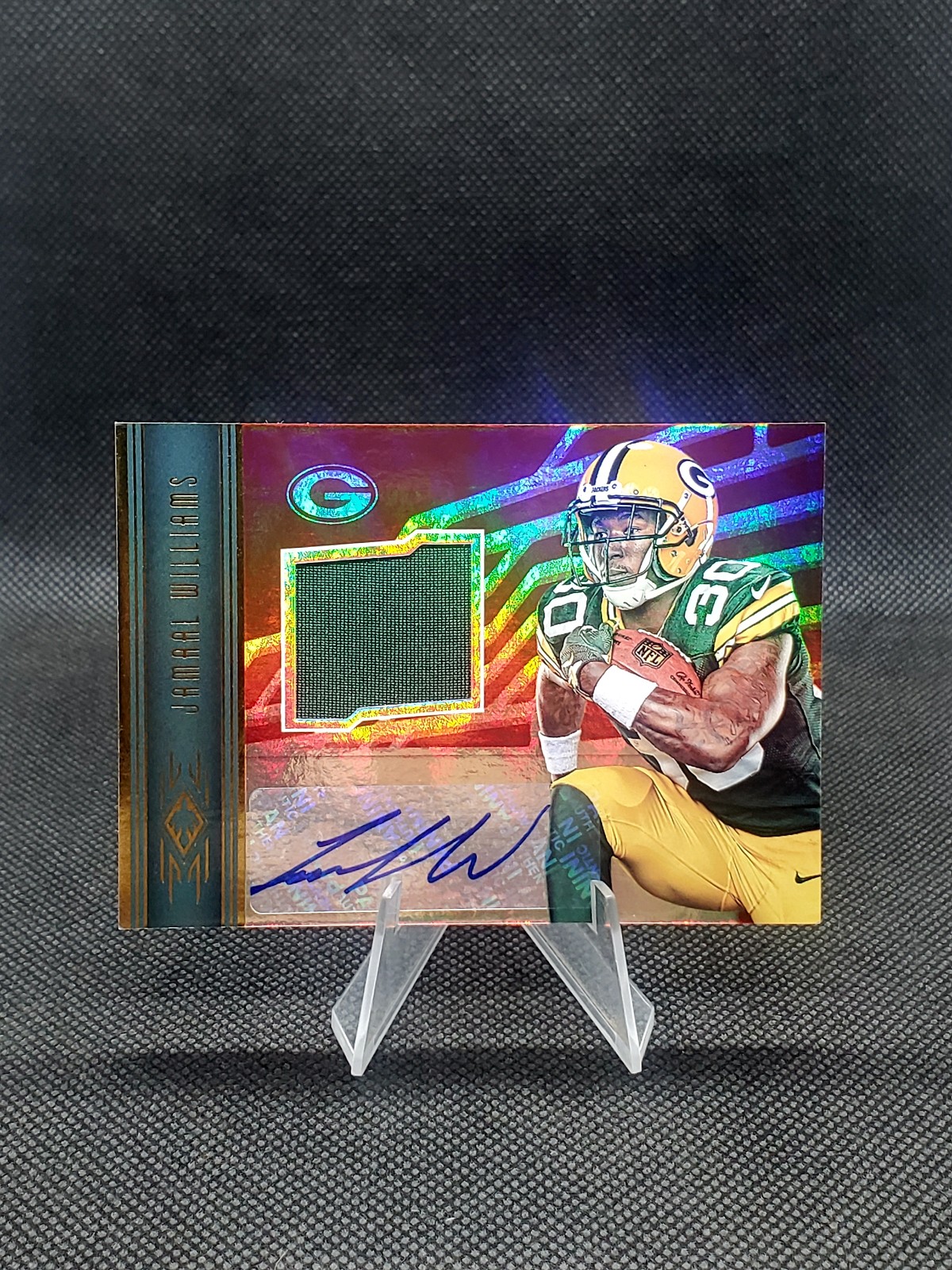 Jamaal Williams #/149 RPA Rookie Patch Autograph Auto Detroit Lions 2017 Panini