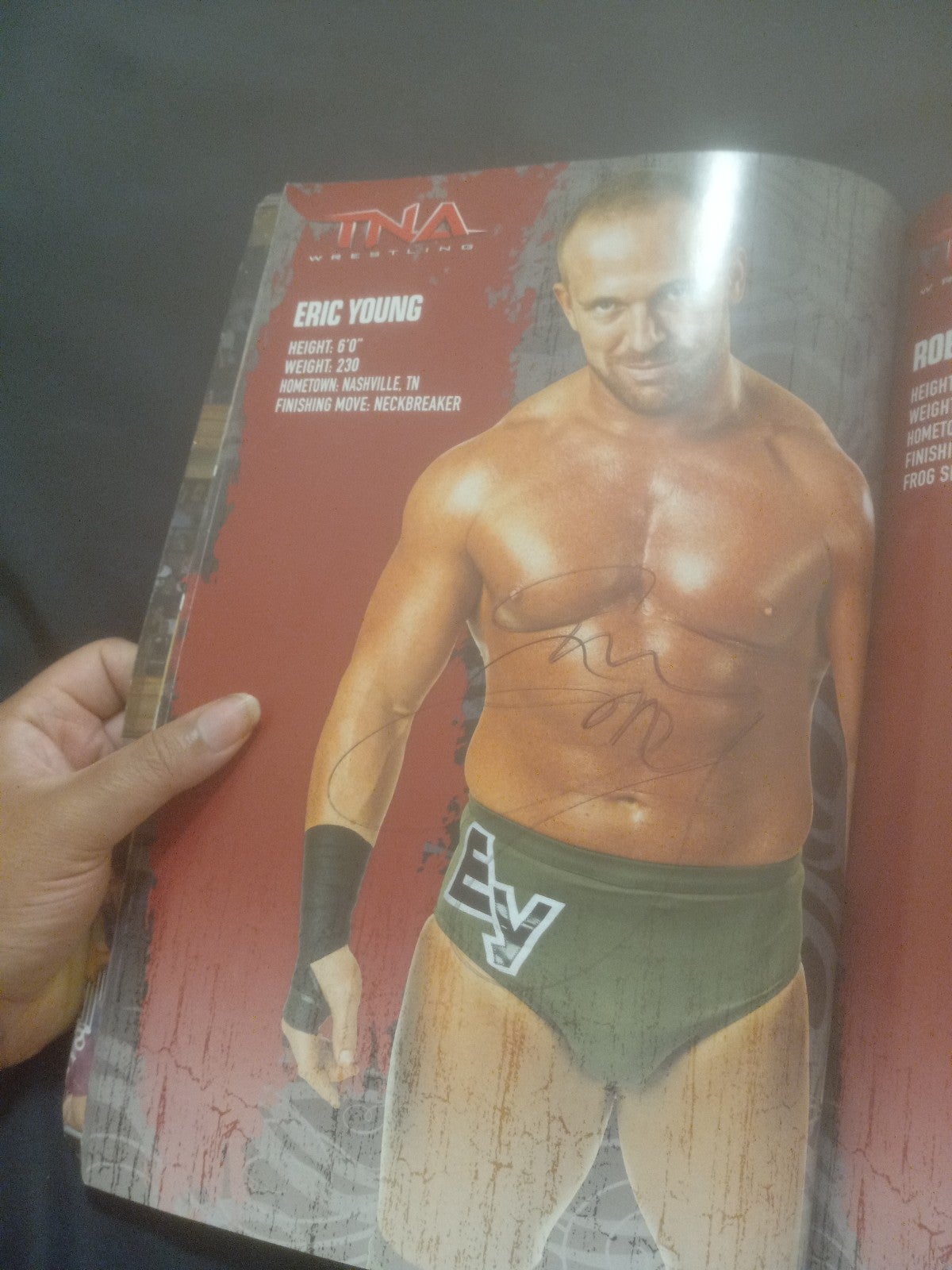 Tna wrestling autograph