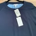 Nordstrom Round Neck Sweater with Stripe Woven Underlayer