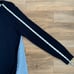 Nordstrom Round Neck Sweater with Stripe Woven Underlayer