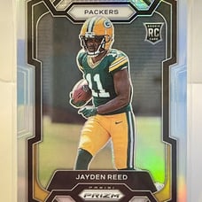 2023 Jayden Reed Panini Prizm #334 Silver Prizm Rookie RC Green Bay Packers