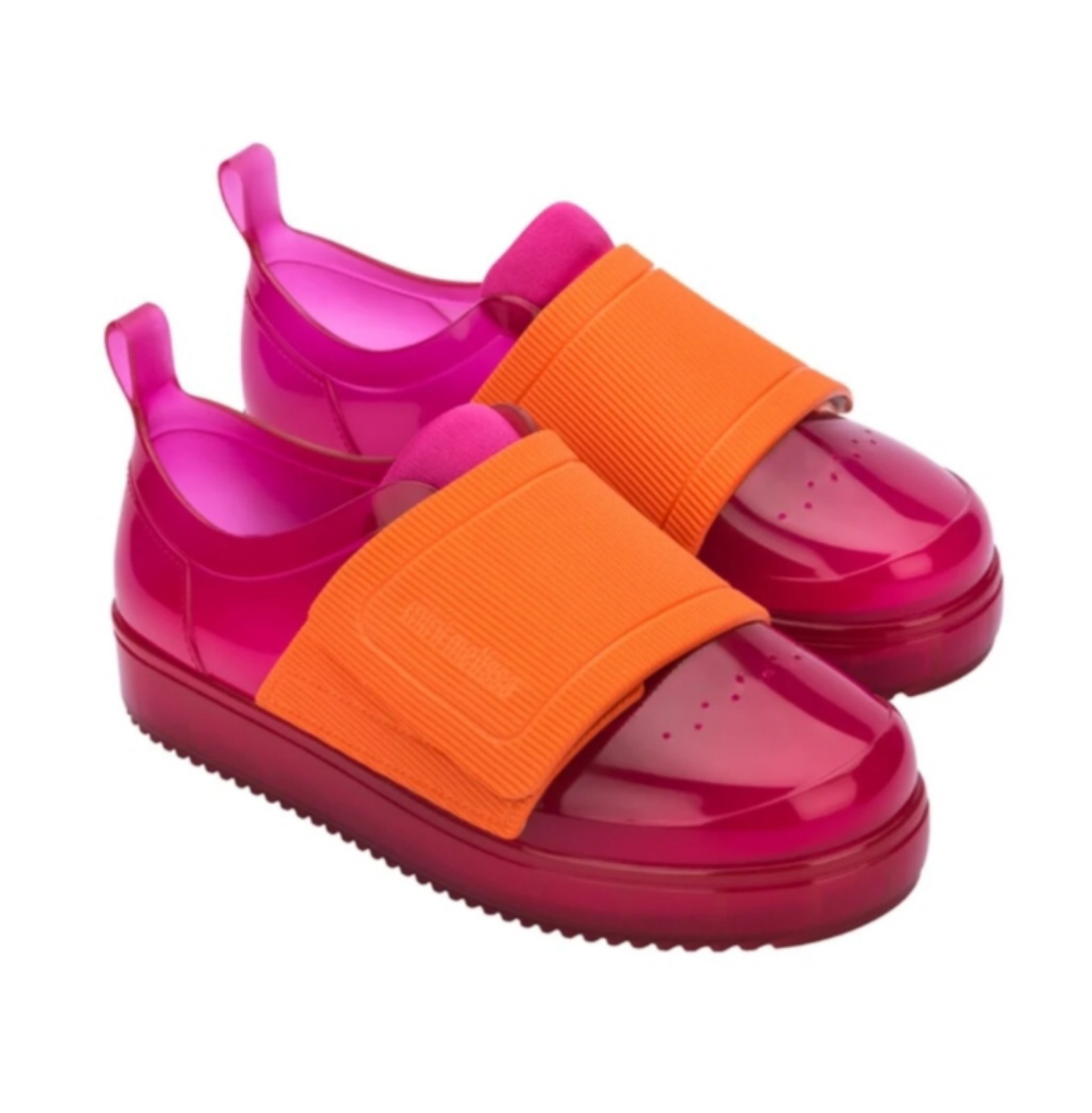 Mini Melissa Mini Jelly Pop Pink Sneaker Kids Shoes Size 12