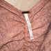 Free People Womens Pink Love Her Lace Textured Keyhole Boho Indie Hippie Sz XS