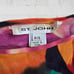 St John Floral Sheer Silk Blend Swim Suit Cover Up Bathing Suit Cover Size Small
