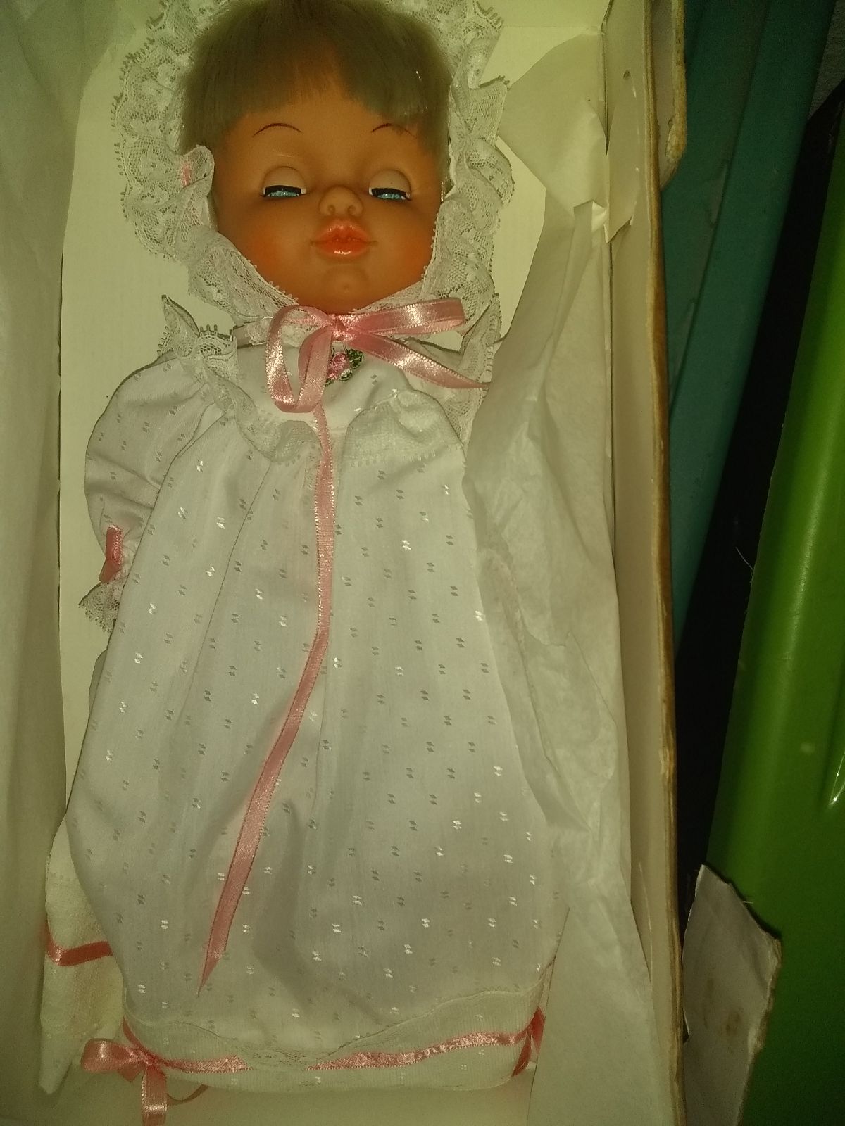 Christening day doll porcelain Christening day doll porcelain