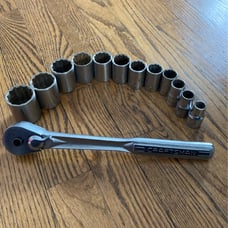 Craftsman V USA socket set 1/2