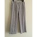Garnett Hill Gray Linen Trouser Pants Womens Size 4 Straight Leg