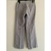 Garnett Hill Gray Linen Trouser Pants Womens Size 4 Straight Leg