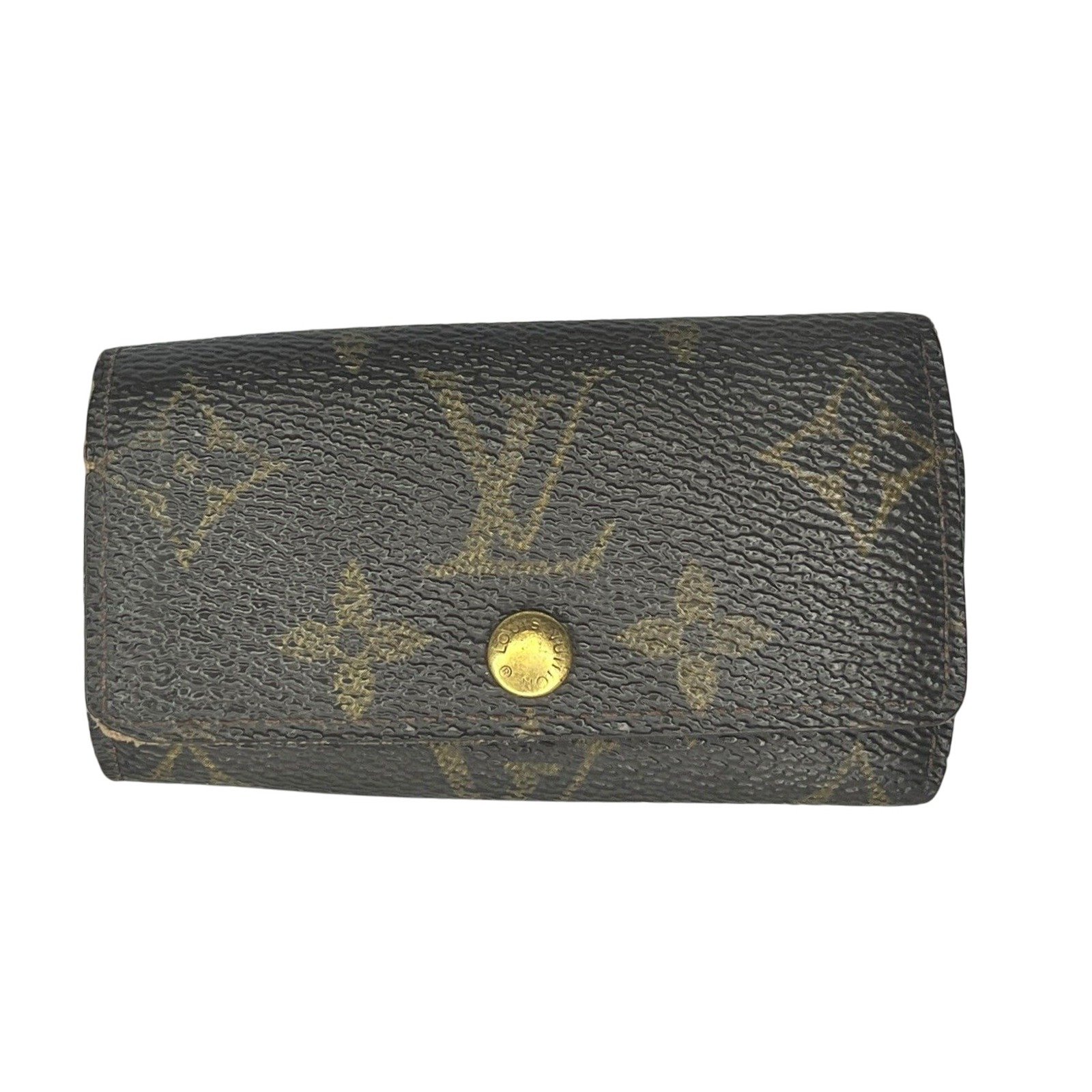Louis Vuitton Key Holder Case Monogram Canvas 4 Key Holder Wallet Code: TH0957