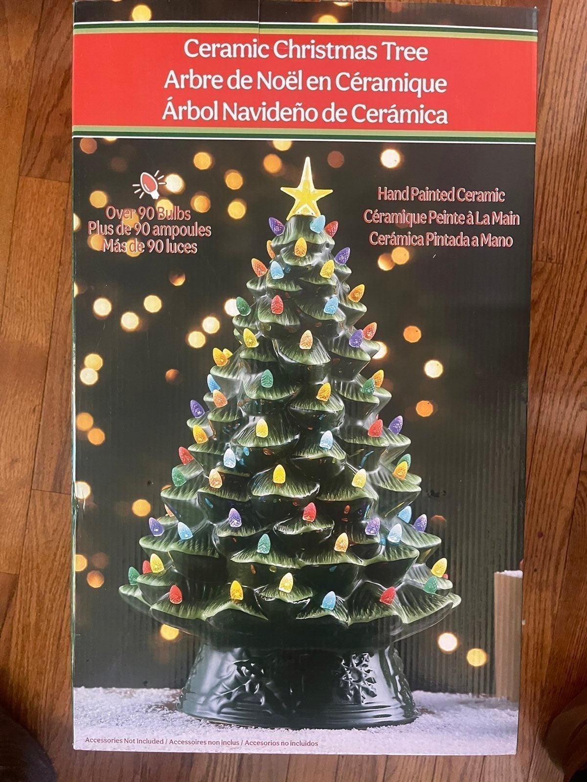 Brand New Nostalgic Ceramic Light Up Christmas Tree