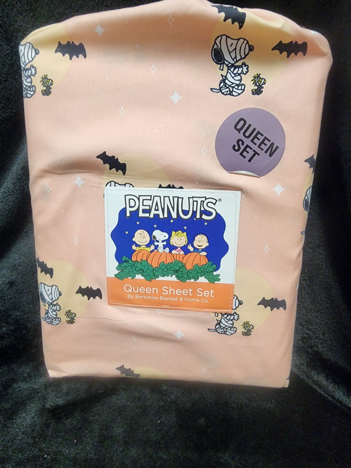 Snoopy Halloween Sheet Set Queen Size