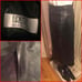 NWOT-SZ 4-FIRENZE BLACK LEATHER SKIRT