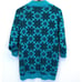 VTG 80s Sweater Womens Size 18 Mock Neck Snowflakes Made In USA Preppy Eclectic
