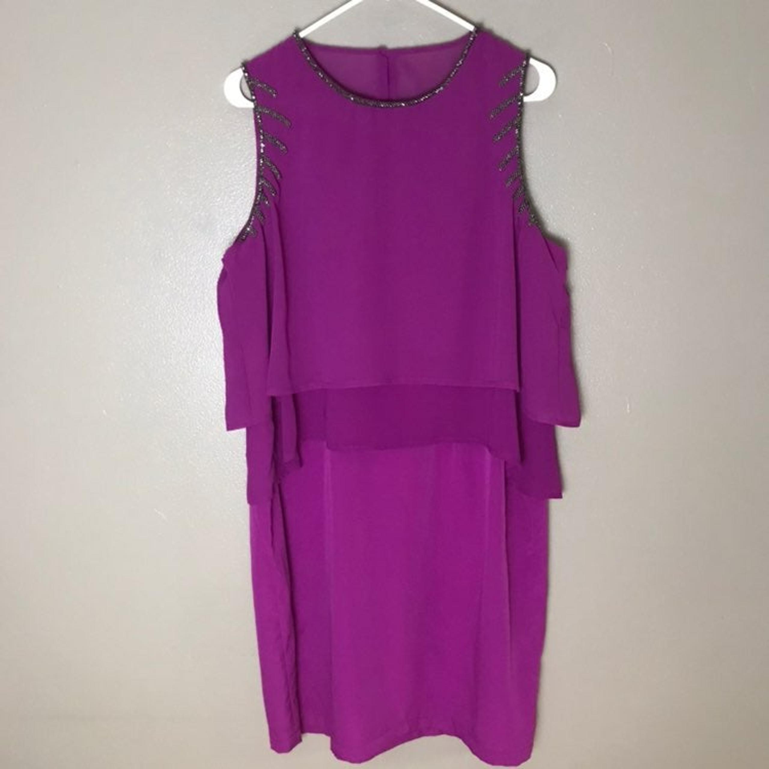 Black Lined Caged Sides Dress