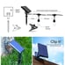 Brightech Solar Pawerd String lights 27f