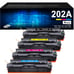 202A Toner Cartridges 4 Pack - Compatible Replacement for HP 202A Toner Cartridg
