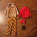 MATTEL 1970's KEN #1433 PLAY IT COOL OUFIT COMPLETE DOLL CLOTHES