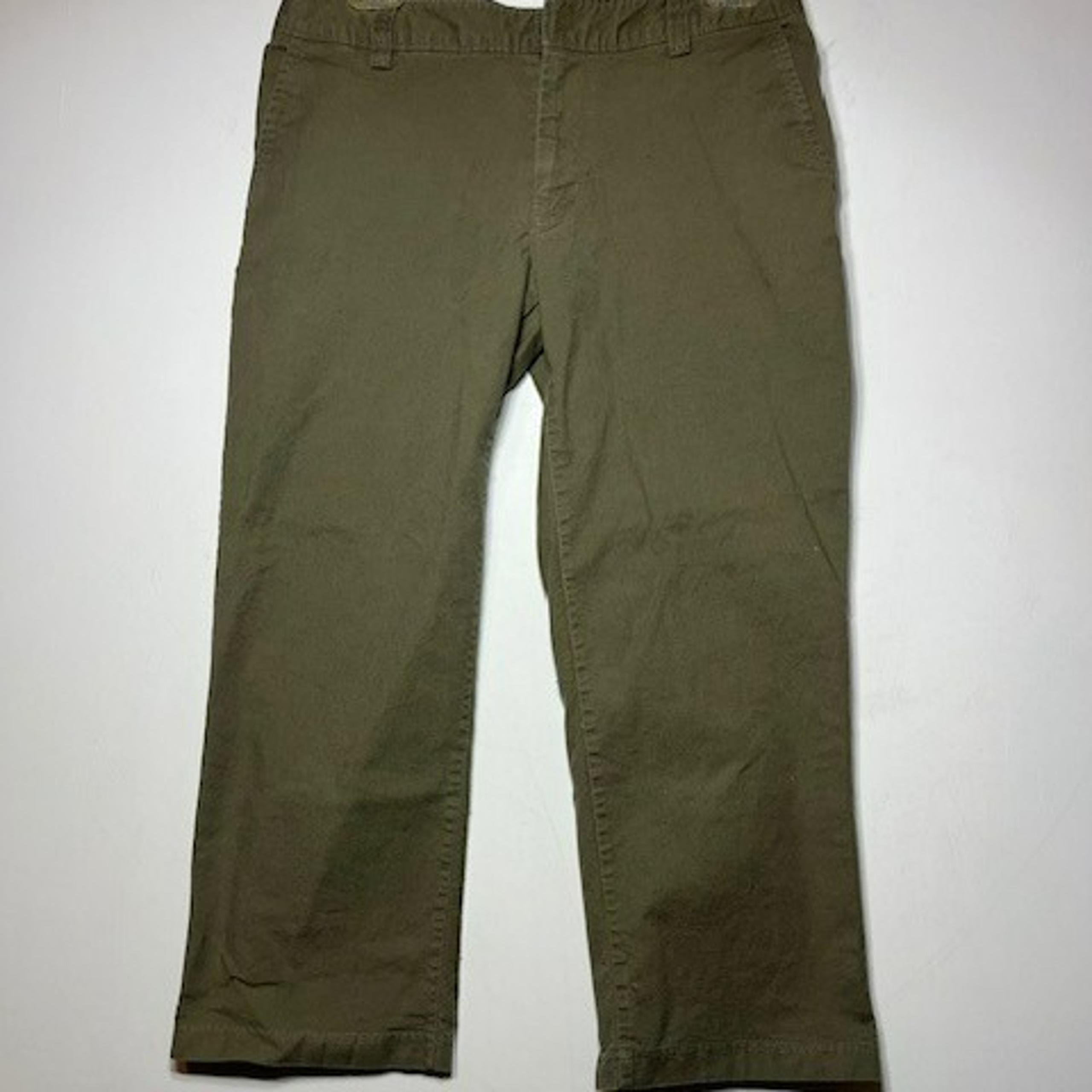 Tommy Bahama Women's Olive Green Casual Cropped Capri Pants Sz 0