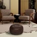 Handmade Moroccan Round Pouf Foot Stool Ottoman Seat Leather Bean Bag NEW
