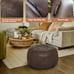 Handmade Moroccan Round Pouf Foot Stool Ottoman Seat Leather Bean Bag NEW